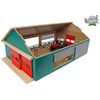 Kids Globe Stable with 4 Windbreak Mesh 1:32 Natural