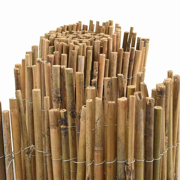 vidaXL Bamboo Fence Natural 400 x 125 cm Bamboo