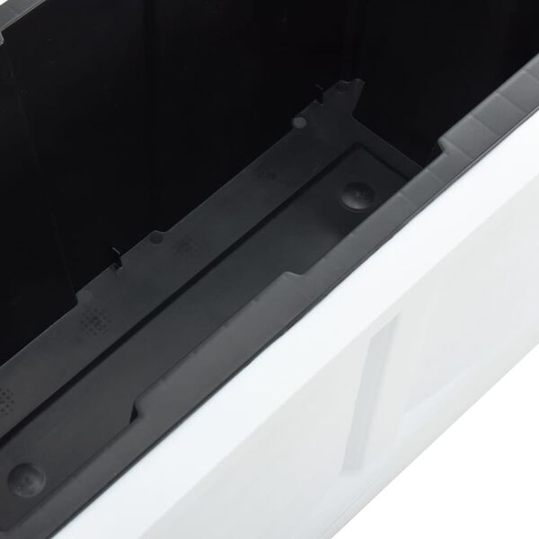 vidaXL Flower Box White 80x42.5x42 cm PP