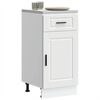 vidaXL Kitchen Base Cabinet Porto White Engineered Wood
