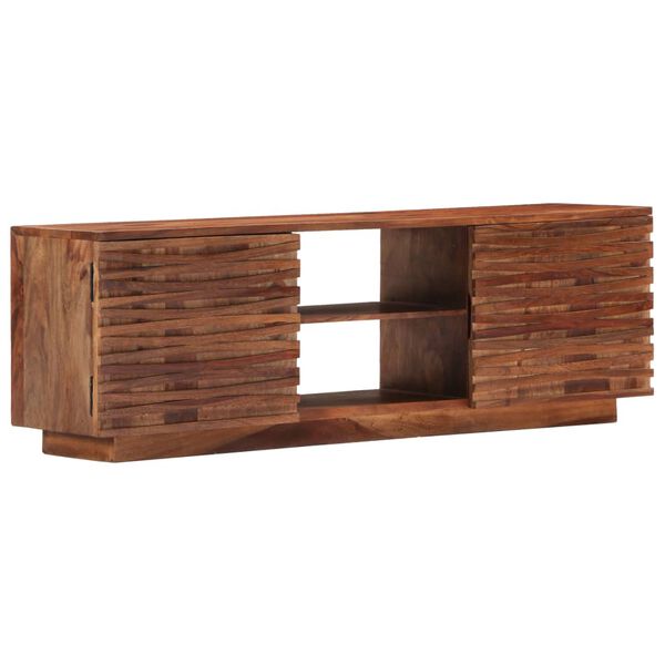 vidaXL TV Cabinet 120x30x40 cm Solid Acacia Wood