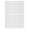 vidaXL Folding 3-Panel Room Divider Japanese Style 120x170 cm White