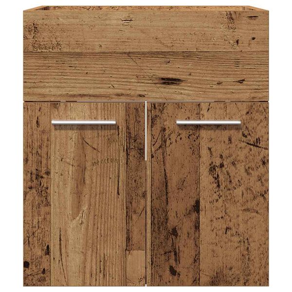 vidaXL Bathroom Sink Cabinet Old Wood 41x38.5x46 cm Engineered Wood