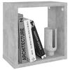 vidaXL Wall Cube Shelves 2 pcs Concrete Grey 26x15x26 cm