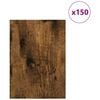 vidaXL Decor Panels 150 pcs Smoked Oak 21 x 30 x 0.27 cm