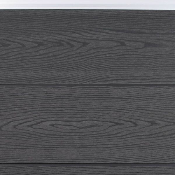 vidaXL Fence Panel Set Grey 180x186 cm WPC