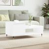vidaXL Coffee Table High Gloss White 100x50x45 cm Engineered Wood