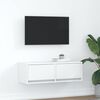 vidaXL TV Cabinet White 80x31x25.5 cm Engineered Wood