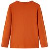 Kids' T-shirt with Long Sleeves Light Rust 104