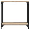 vidaXL Console Table Sonoma Oak 75x30.5x75 cm Engineered Wood