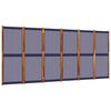 vidaXL 6-Panel Room Divider Dark Blue 420x180 cm