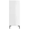 vidaXL Sideboard High Gloss White 34.5x32.5x90 cm Engineered Wood