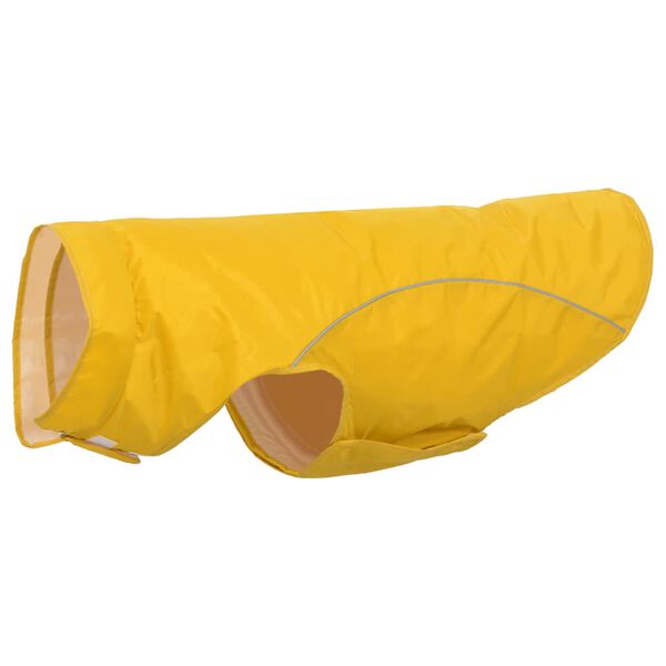 vidaXL Dog Raincoat with Reflective Strips Polyester Yellow 3XL