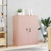 vidaXL Storage Cabinet Pink 80 x 40 x 105 cm Steel