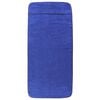 vidaXL Beach Towels 2 pcs Royal Blue 60x135 cm Fabric 400 GSM