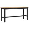 vidaXL Dining Bench 100 x 32.5 x 48.5 cm Engineered Wood and Steel