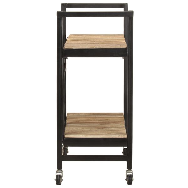 vidaXL Kitchen Trolley 87x36x81 cm Solid Mango Wood