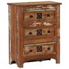 vidaXL Chest of Drawers 60x30x75 cm Solid Reclaimed Wood