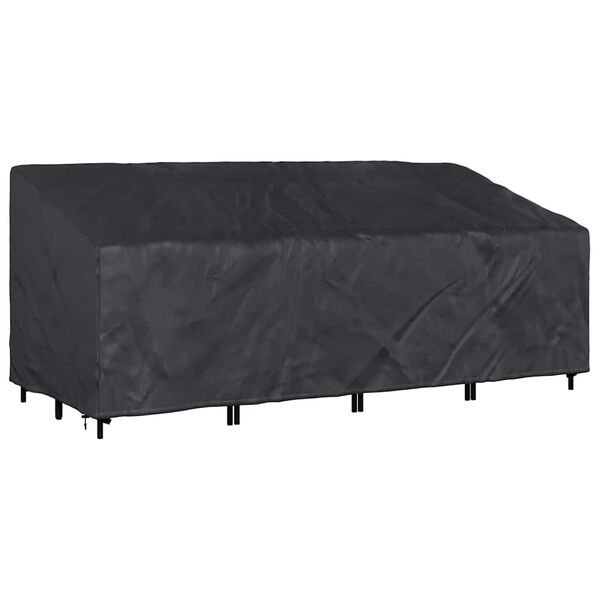 vidaXL Garden Bench Cover Black 220 x 100 x 89 cm 600D Oxford Fbric