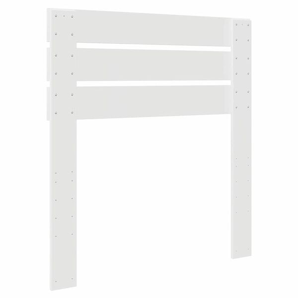 vidaXL Headboard with Headboard White 75 cm Engineered wood