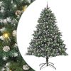 vidaXL Artificial Christmas Tree with 300 LEDs with Stand Green 240 cm