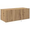 vidaXL TV Wall Cabinet Artisan Oak 80 x 35 x 31 cm Engineered Wood