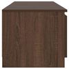 vidaXL TV Cabinet with LED Lights Brown Oak 140x40x36 cm