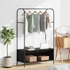 vidaXL Clothes Rack Black 100 x 44 x 160 cm Engineered Wood