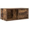 vidaXL TV Cabinets 2 pcs Smoked Oak 60x31x25.5 cm Engineered Wood