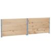 vidaXL Pallet Collars 3 pcs 100x100 cm Solid Wood Pine