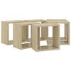 vidaXL Wall Cube Shelves 6 pcs Sonoma Oak 26x15x26 cm