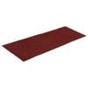 vidaXL Stair Mats Self-adhesive 15 pcs 60x25 cm Bordeaux Red Rectangular