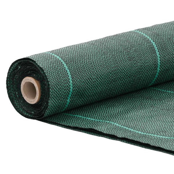 vidaXL Weed Membrane Green 1x200 m PP