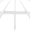 vidaXL Metal Bed Frame without Mattress White 180x200cm