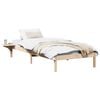 vidaXL Bed Frame Natural 75 x 190 cm Solid Pine Wood