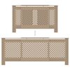 vidaXL MDF Radiator Cover 205 cm