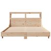 vidaXL Bed Frame without Mattress 140x190 cm Solid Wood Pine