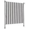 vidaXL Outdoor Roller Blind Anthracite and White 100 x 270 cm