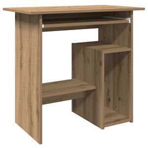 vidaXL Desk Artisan Oak 80x45x74 cm Engineered Wood