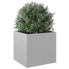 vidaXL Planter Silver 49x47x46 cm Galvanised Steel