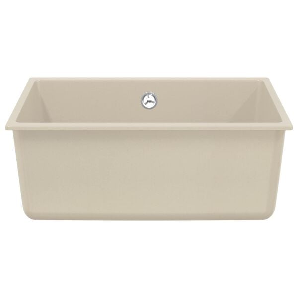 vidaXL Sink Beige 530 x 460 mm 80% Quartz and 20% Resin