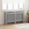 vidaXL Radiator Cover Grey Sonoma 152 x 19 x 81.5 cm Engineered Wood