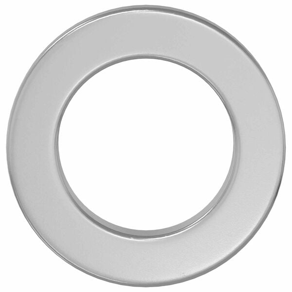 vidaXL Washers 2 pcs Silver 10 x 10 x 1.2 mm Steel