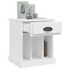 vidaXL Bedside Cabinets 2 pcs White 43x36x50 cm