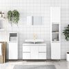 vidaXL Bathroom Cabinet White 80x33x60 cm Engineered Wood