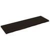 vidaXL Wall Shelf Dark Brown 200x60x(2-6) cm Treated Solid Wood Oak