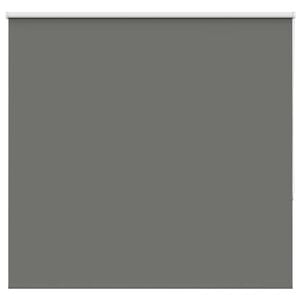 vidaXL Roller Blind Blackout Grey 155x150 cm Fabric Width 151.6 cm Polyester