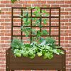 Esschert Design Raised Bed Trellis Brown S