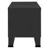 vidaXL Industrial TV Cabinet Black 105x35x42 cm Metal