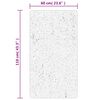 vidaXL Rug HUARTE Short Pile Soft and Washable Grey 60x110 cm
